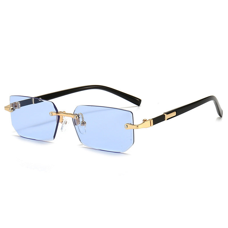 Women's New Rimless Fashion Sun Eyes