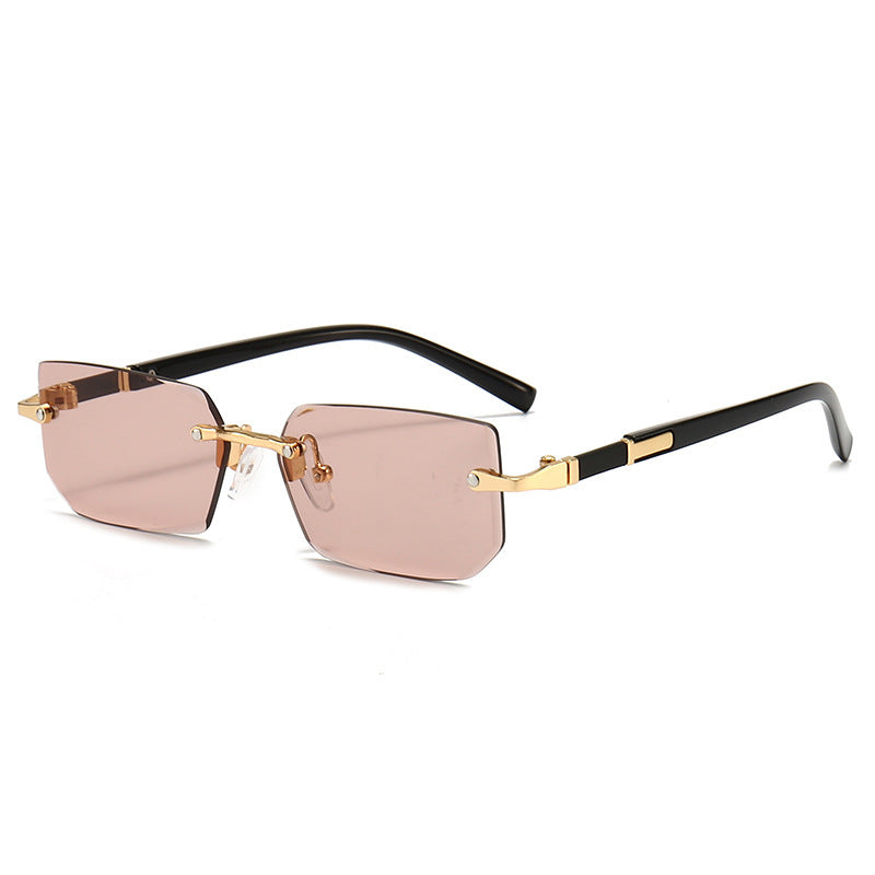 Women's New Rimless Fashion Sun Eyes