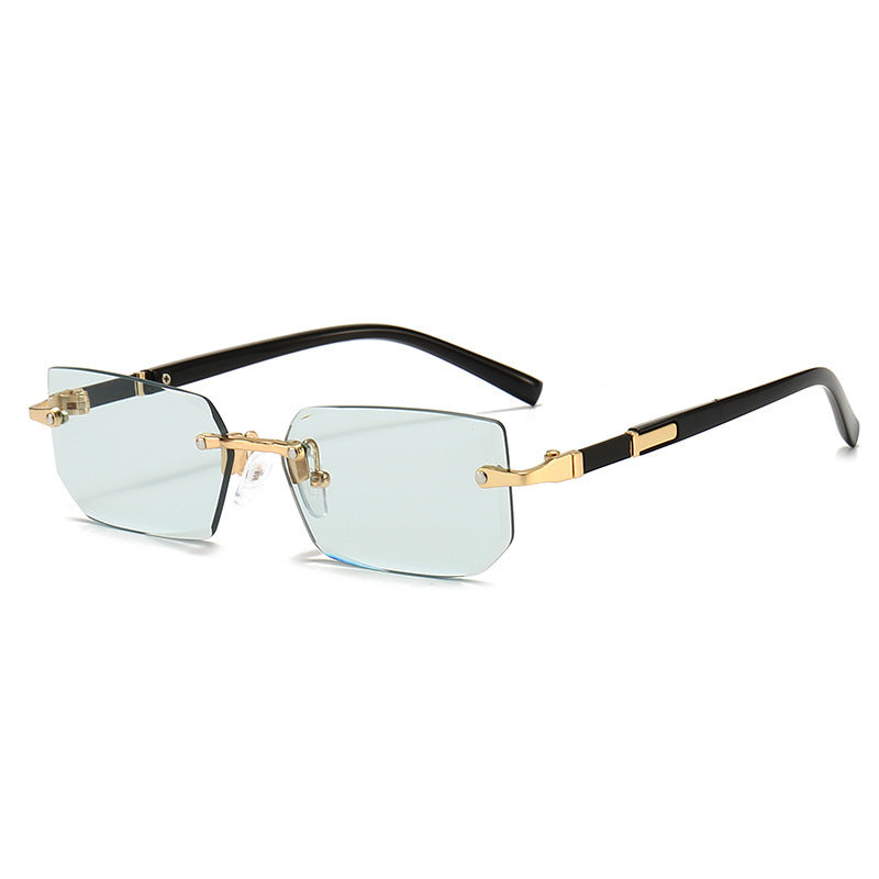 Women's New Rimless Fashion Sun Eyes