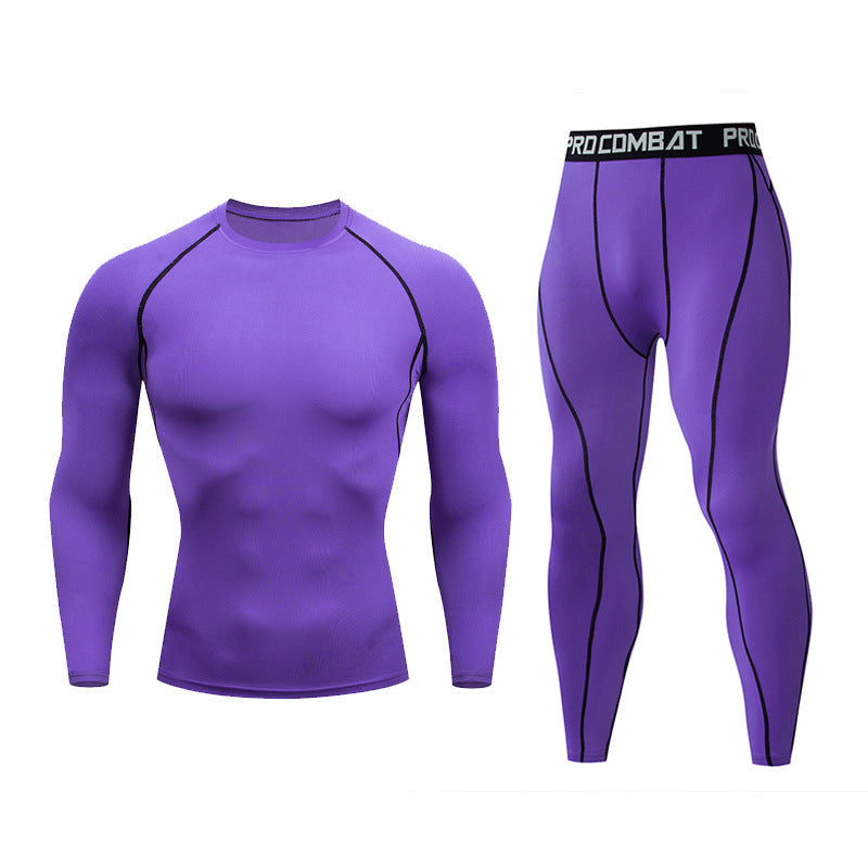 Men's PTZ Tight Pants Quick Drying Clothes Set