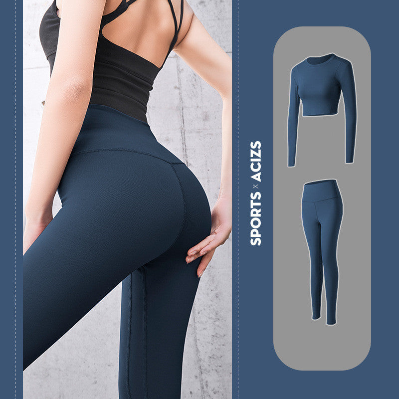 High Waist Bottoming Fitness Sports Womens Tights