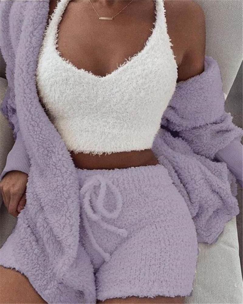 3pcs Womens Clothing Long Sleeve