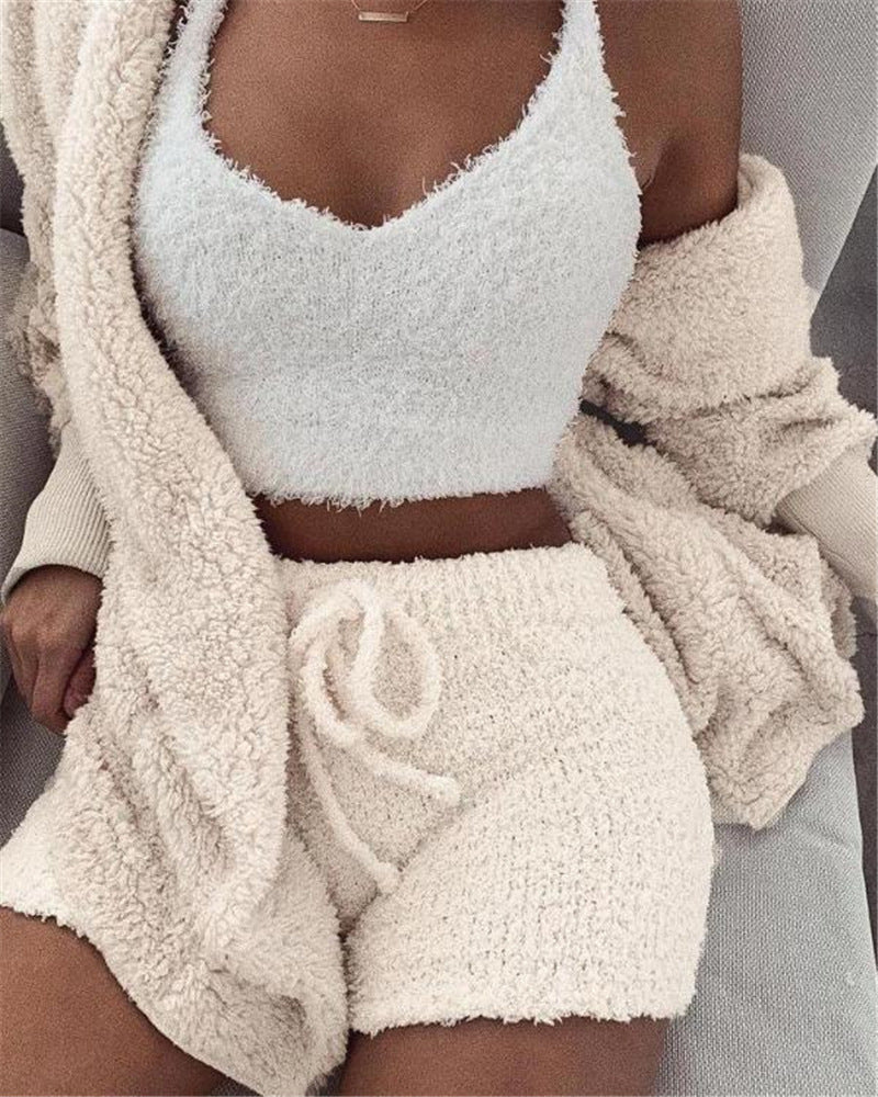 3pcs Womens Clothing Long Sleeve