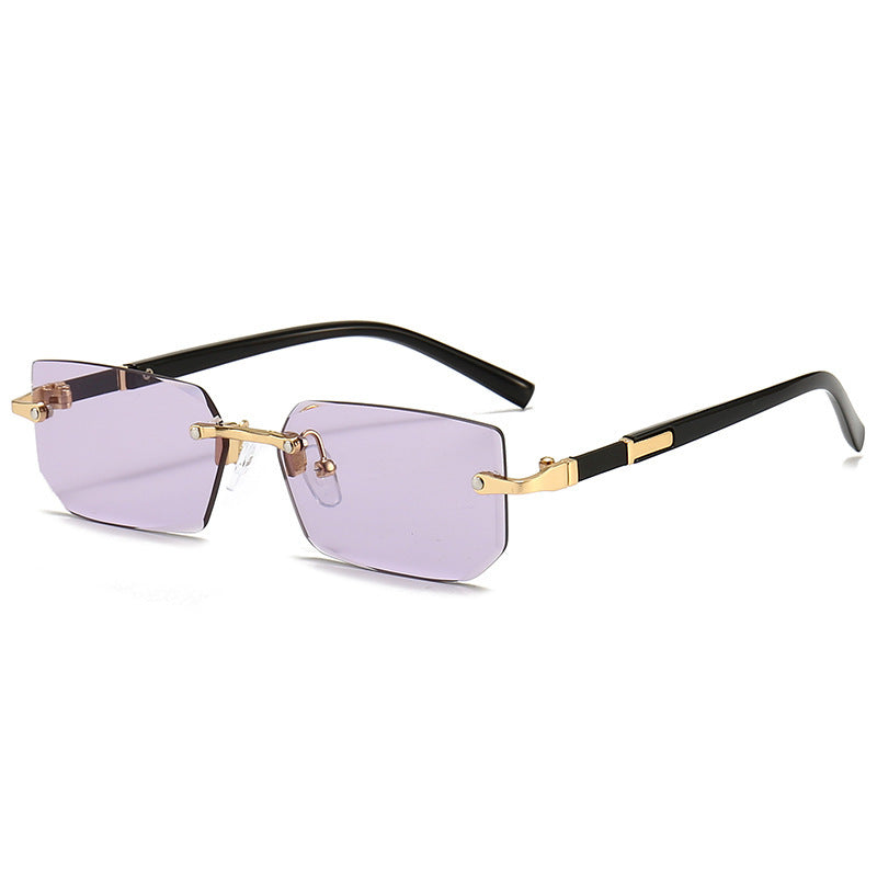 Women's New Rimless Fashion Sun Eyes