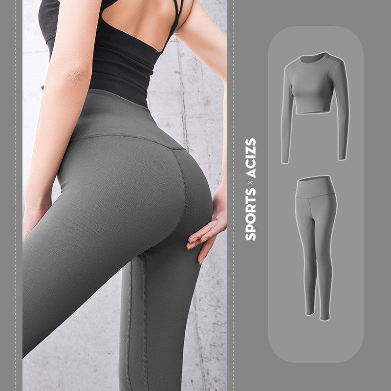 High Waist Bottoming Fitness Sports Womens Tights