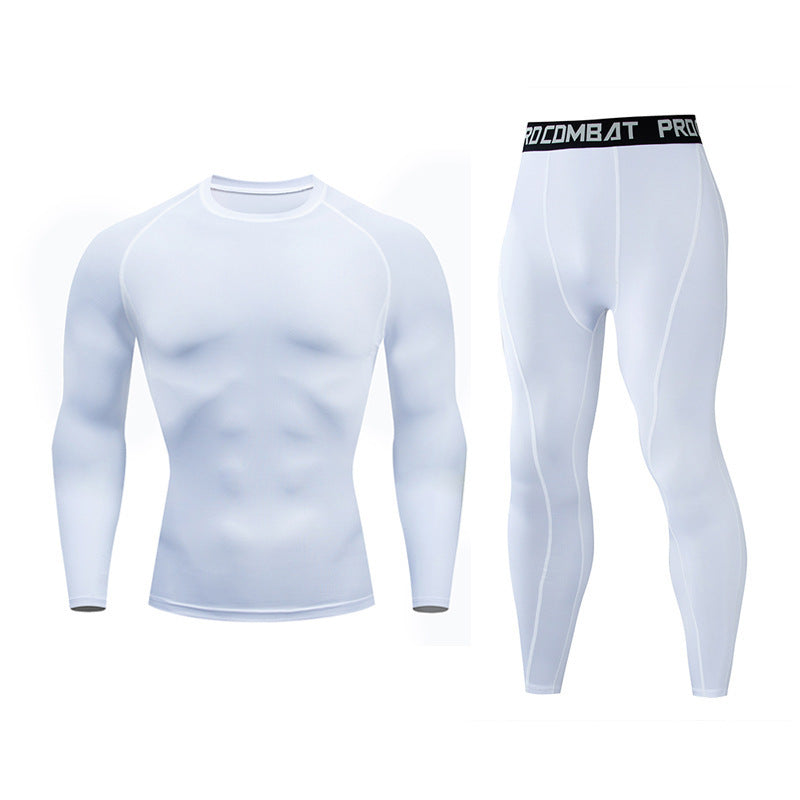 Men's PTZ Tight Pants Quick Drying Clothes Set