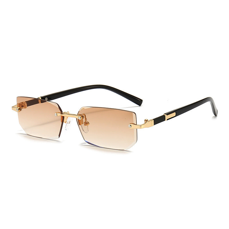 Women's New Rimless Fashion Sun Eyes