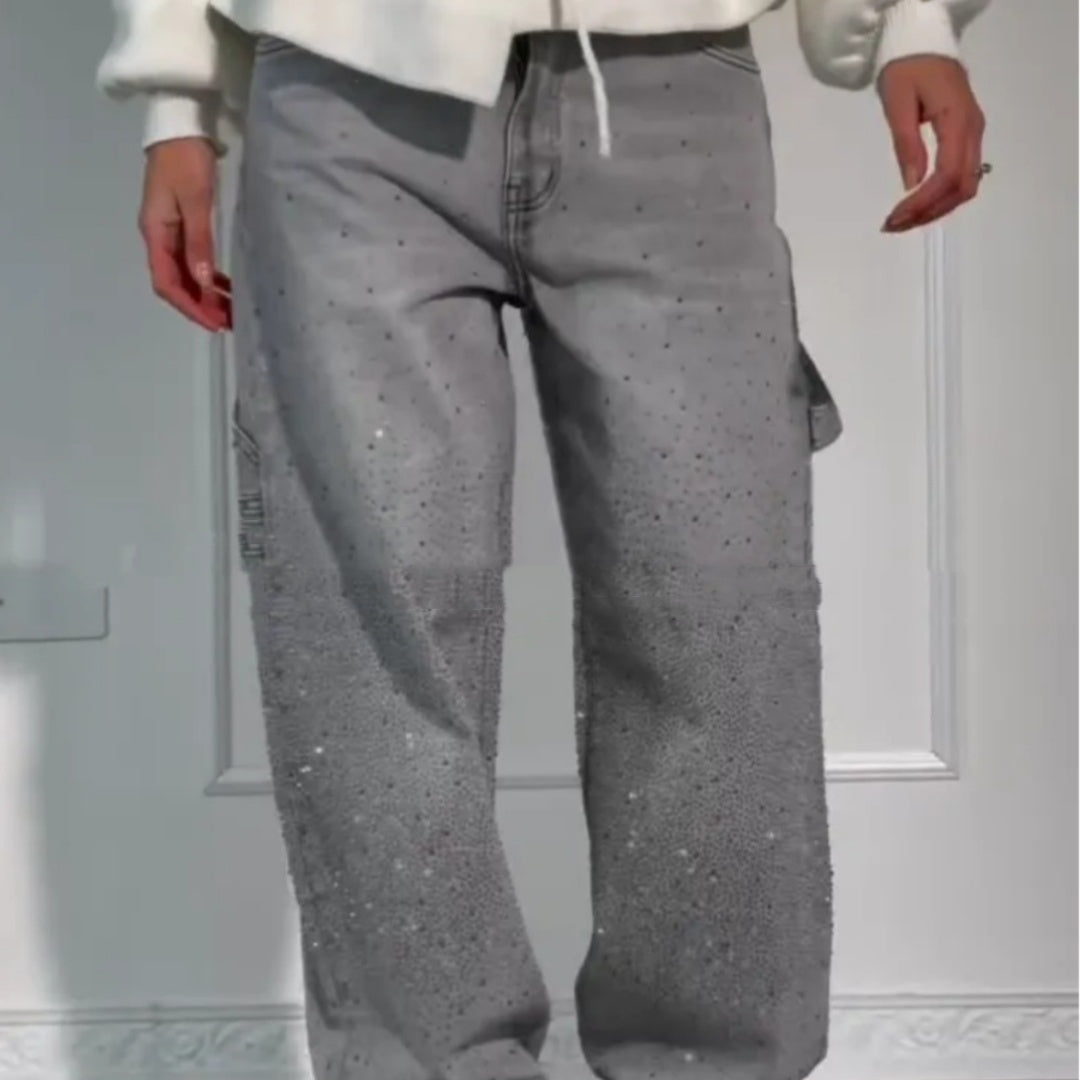 Loose Wide-leg Pants For Women Street-style Trousers