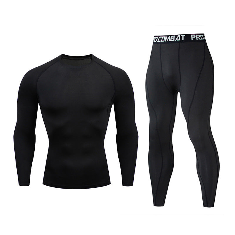 Men's PTZ Tight Pants Quick Drying Clothes Set