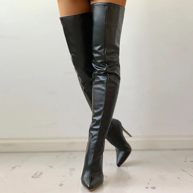 Personality Below The Knee Plus Size Women's Boots