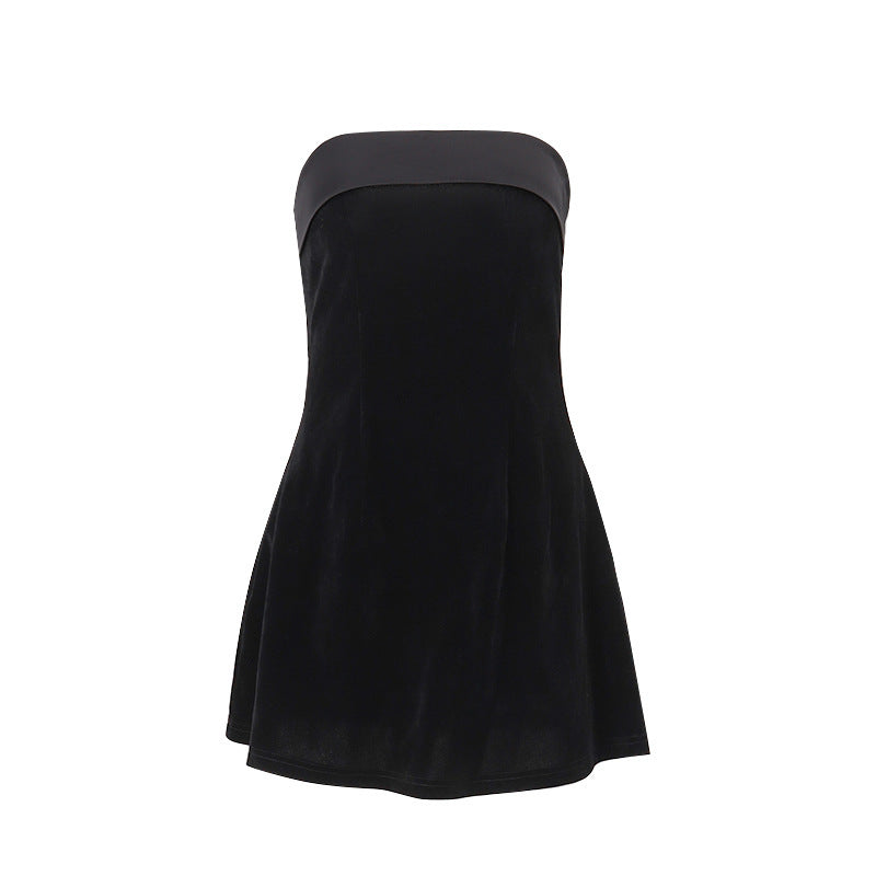 Ins Slim Tube-top Dress Fashion